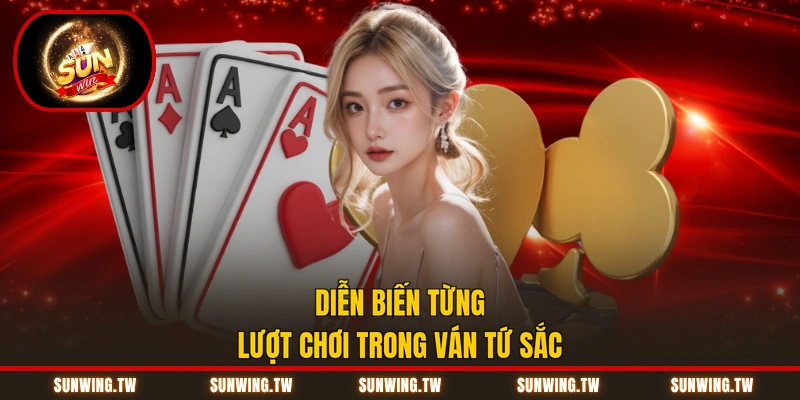 Diễn biến từng lượt chơi trong ván Tứ Sắc