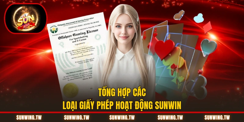 Tổng hợp các loại giấy phép hoạt động Sunwin