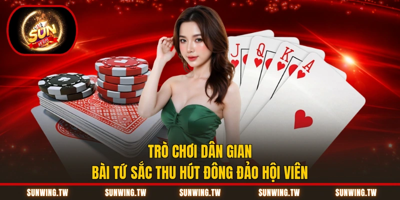 Trò chơi dân gian bài tứ sắc thu hút đông đảo hội viên